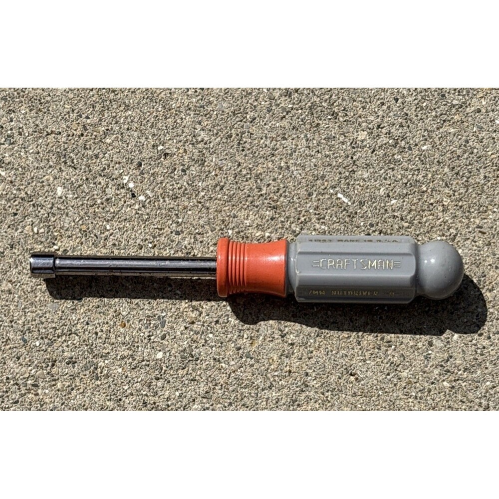 Vintage Craftsman 7 mm Nutdriver Hex No. 41983 USA Grey